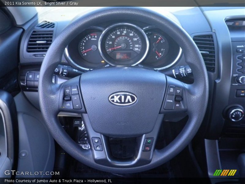 Bright Silver / Gray 2011 Kia Sorento LX