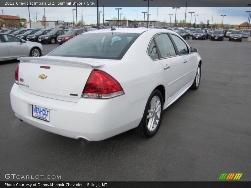 Summit White / Gray 2012 Chevrolet Impala LTZ