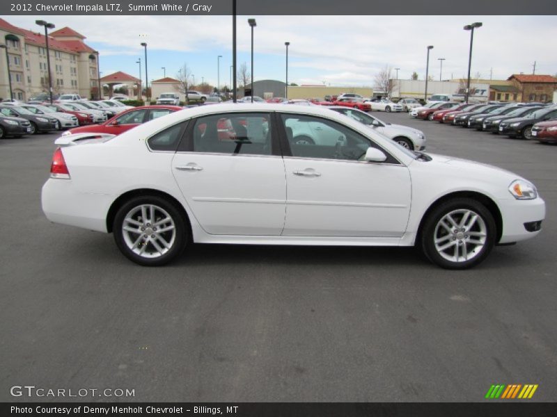 Summit White / Gray 2012 Chevrolet Impala LTZ