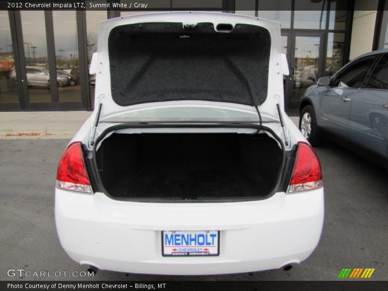 Summit White / Gray 2012 Chevrolet Impala LTZ