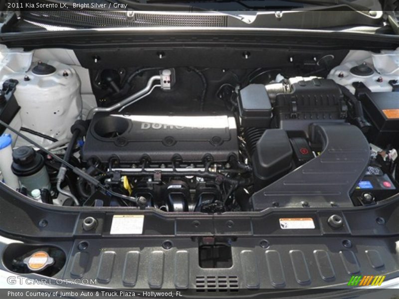 Bright Silver / Gray 2011 Kia Sorento LX