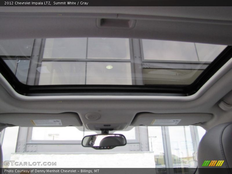 Summit White / Gray 2012 Chevrolet Impala LTZ