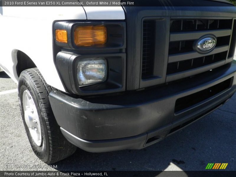 Oxford White / Medium Flint 2010 Ford E Series Van E350 XL Commericial