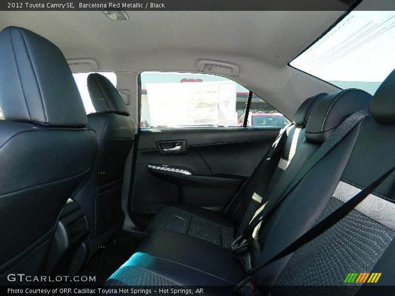 Barcelona Red Metallic / Black 2012 Toyota Camry SE