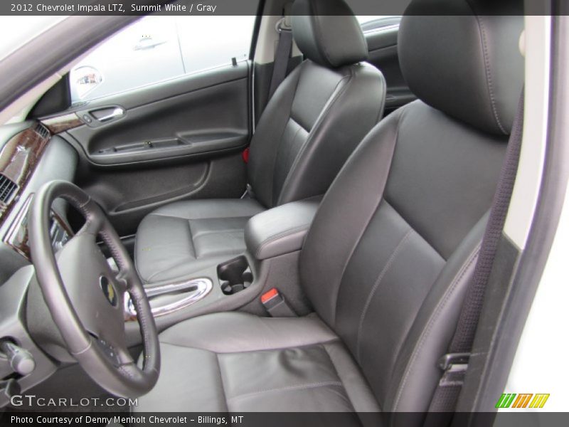 Summit White / Gray 2012 Chevrolet Impala LTZ