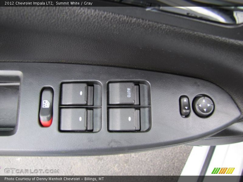 Summit White / Gray 2012 Chevrolet Impala LTZ