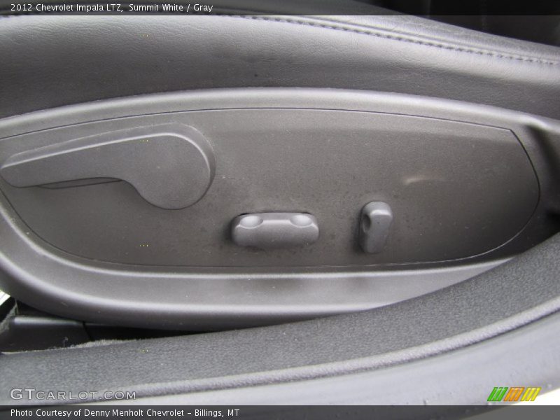 Summit White / Gray 2012 Chevrolet Impala LTZ