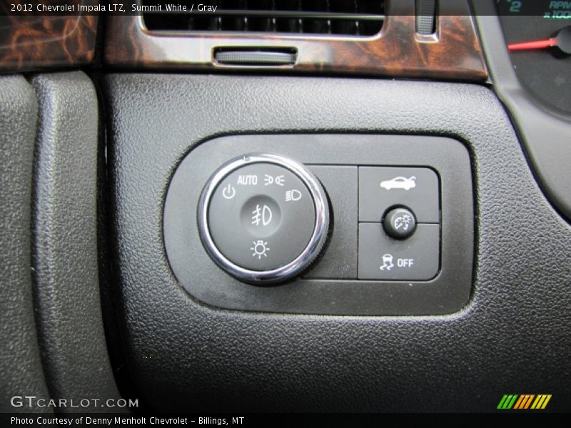 Summit White / Gray 2012 Chevrolet Impala LTZ