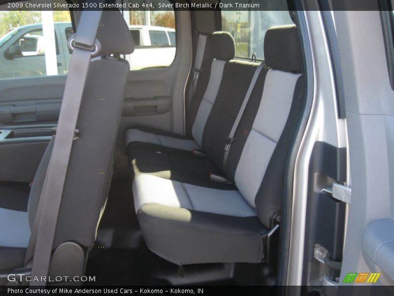 Silver Birch Metallic / Dark Titanium 2009 Chevrolet Silverado 1500 Extended Cab 4x4