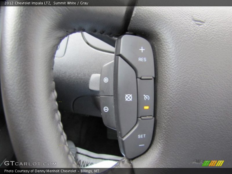 Summit White / Gray 2012 Chevrolet Impala LTZ