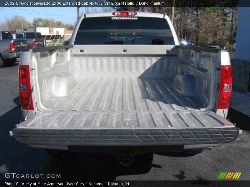 Silver Birch Metallic / Dark Titanium 2009 Chevrolet Silverado 1500 Extended Cab 4x4