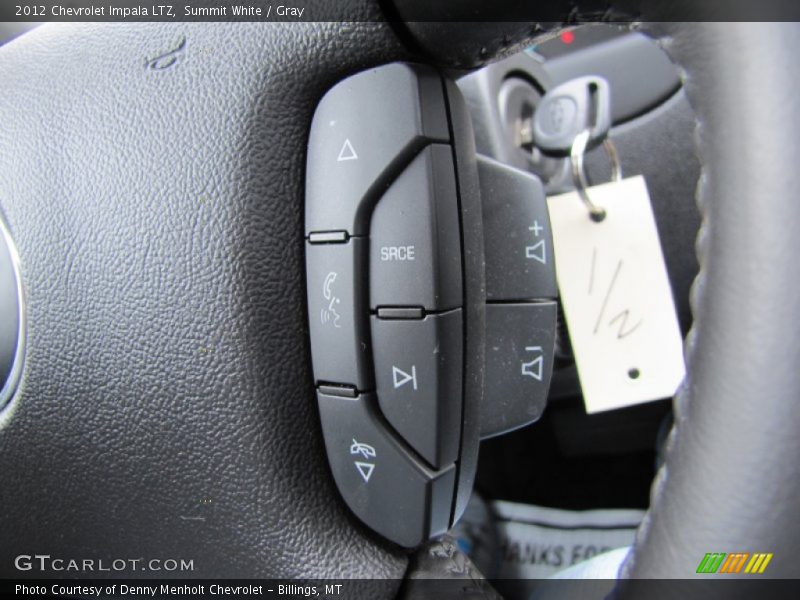 Summit White / Gray 2012 Chevrolet Impala LTZ