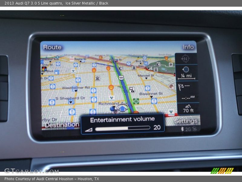 Navigation of 2013 Q7 3.0 S Line quattro