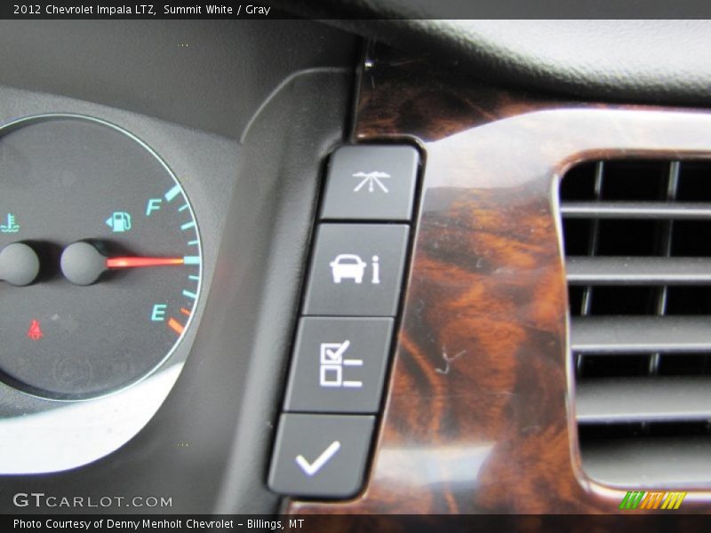 Summit White / Gray 2012 Chevrolet Impala LTZ