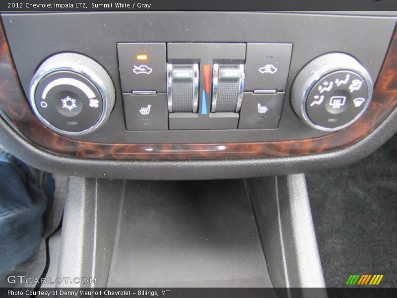 Summit White / Gray 2012 Chevrolet Impala LTZ
