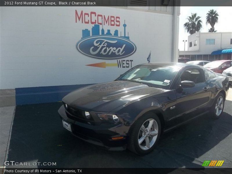 Black / Charcoal Black 2012 Ford Mustang GT Coupe