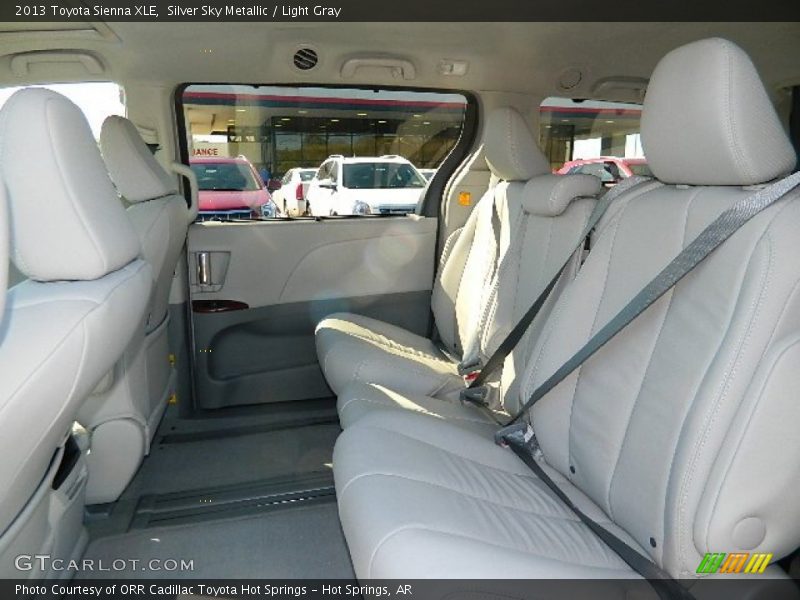 Silver Sky Metallic / Light Gray 2013 Toyota Sienna XLE