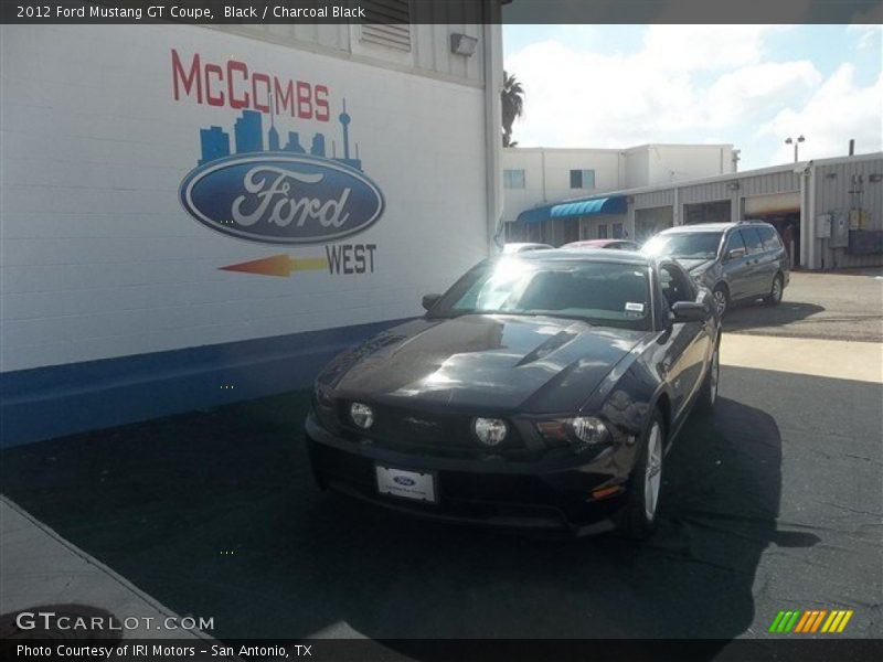 Black / Charcoal Black 2012 Ford Mustang GT Coupe