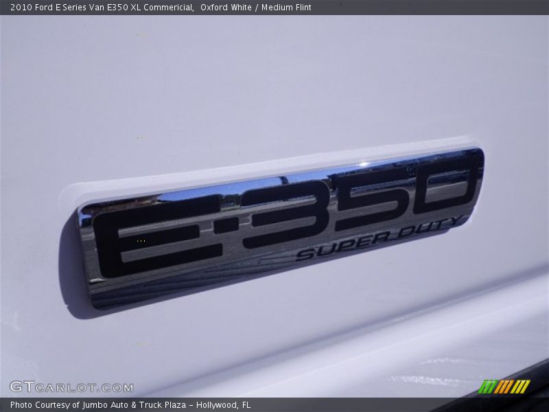 Oxford White / Medium Flint 2010 Ford E Series Van E350 XL Commericial
