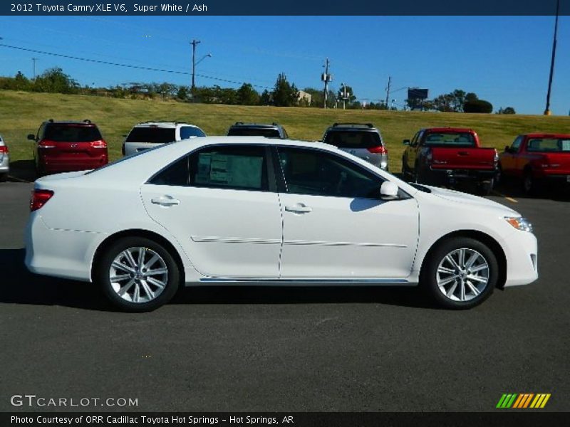 Super White / Ash 2012 Toyota Camry XLE V6