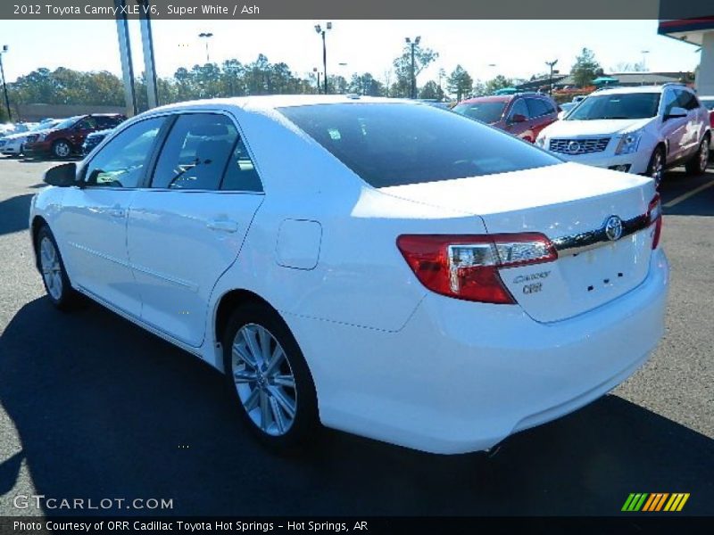 Super White / Ash 2012 Toyota Camry XLE V6