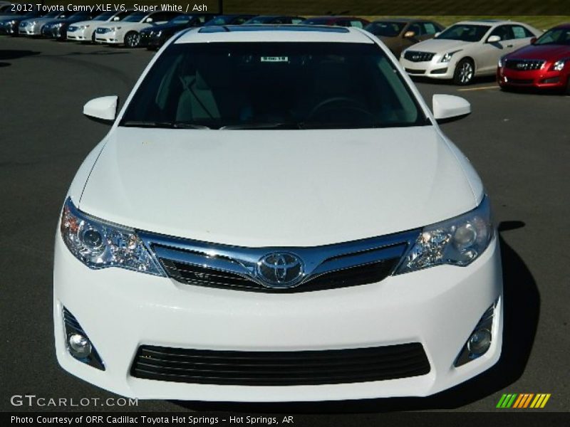 Super White / Ash 2012 Toyota Camry XLE V6