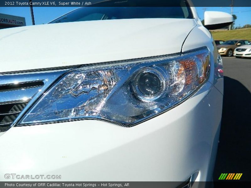 Super White / Ash 2012 Toyota Camry XLE V6