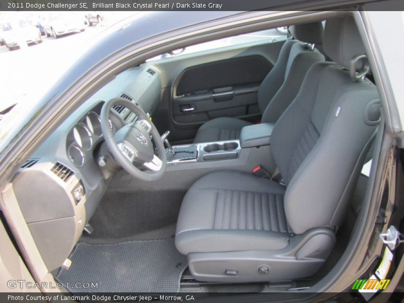 Brilliant Black Crystal Pearl / Dark Slate Gray 2011 Dodge Challenger SE