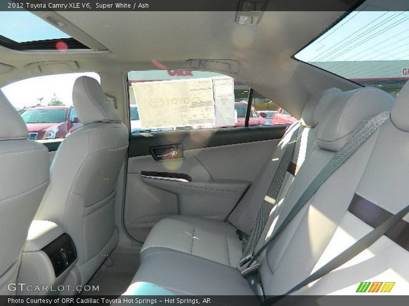 Super White / Ash 2012 Toyota Camry XLE V6
