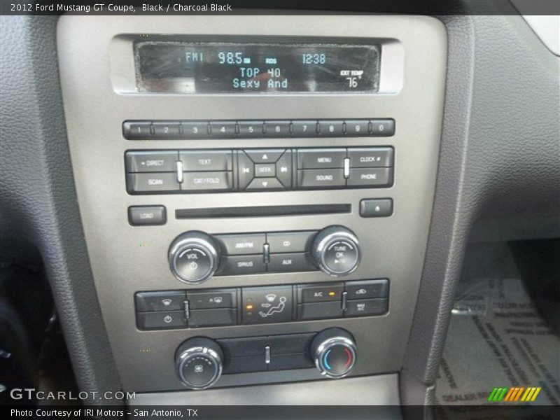 Black / Charcoal Black 2012 Ford Mustang GT Coupe