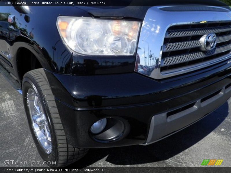 Black / Red Rock 2007 Toyota Tundra Limited Double Cab