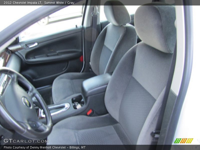 Summit White / Gray 2012 Chevrolet Impala LT