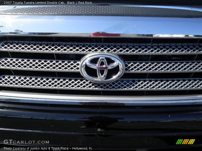 Black / Red Rock 2007 Toyota Tundra Limited Double Cab