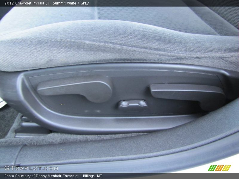Summit White / Gray 2012 Chevrolet Impala LT