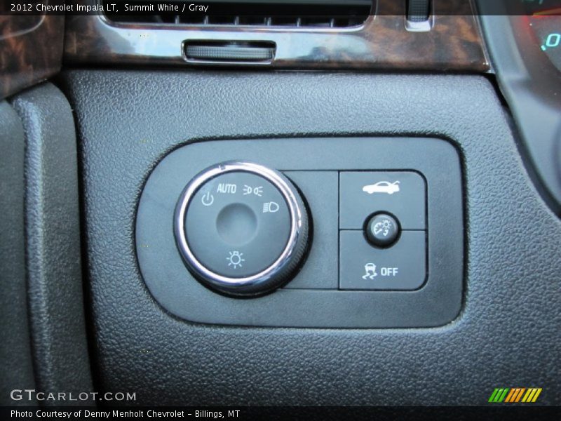 Summit White / Gray 2012 Chevrolet Impala LT
