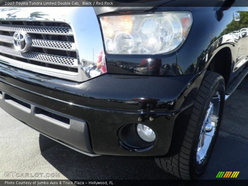Black / Red Rock 2007 Toyota Tundra Limited Double Cab