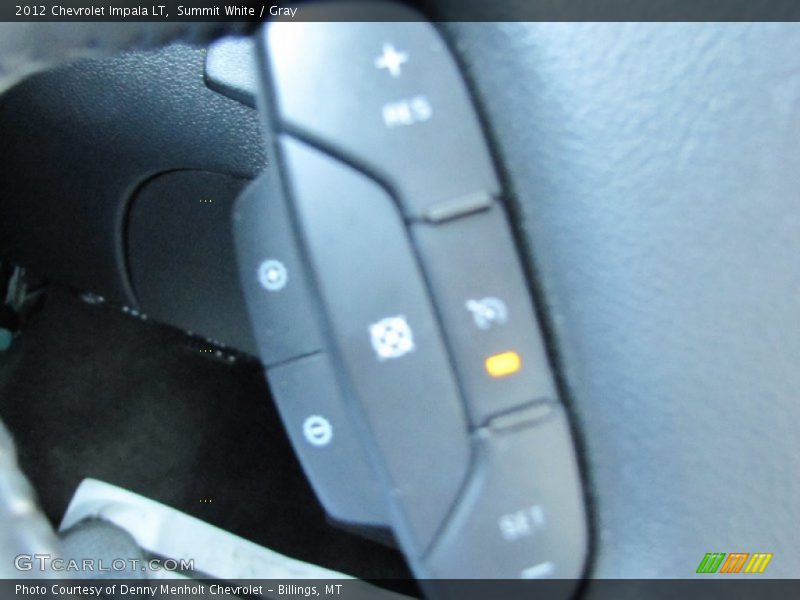 Summit White / Gray 2012 Chevrolet Impala LT
