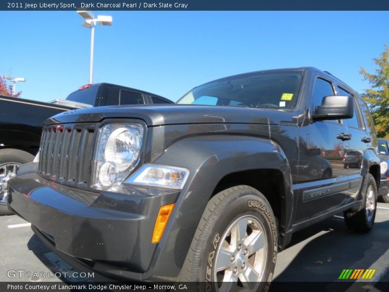 Dark Charcoal Pearl / Dark Slate Gray 2011 Jeep Liberty Sport