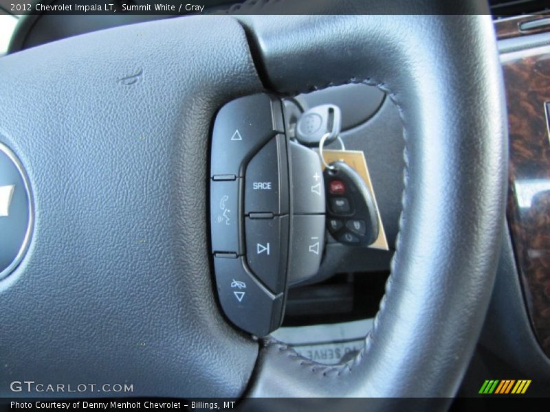 Summit White / Gray 2012 Chevrolet Impala LT