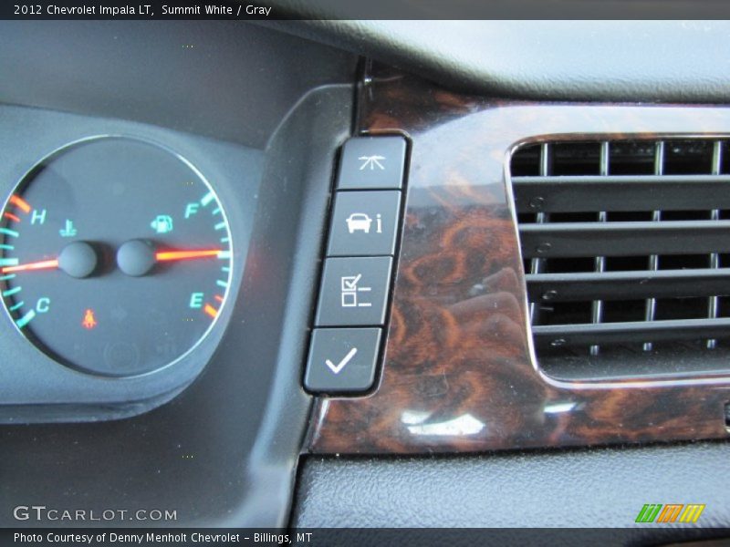 Summit White / Gray 2012 Chevrolet Impala LT