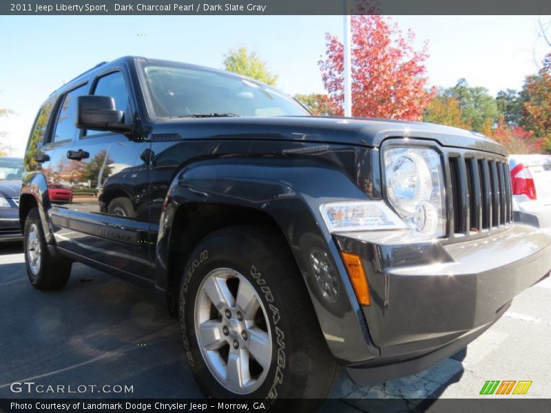 Dark Charcoal Pearl / Dark Slate Gray 2011 Jeep Liberty Sport