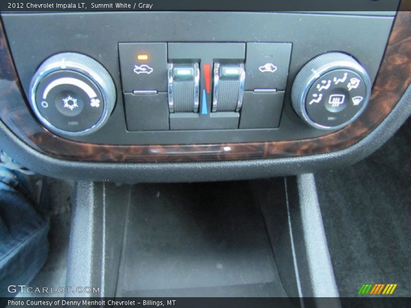 Summit White / Gray 2012 Chevrolet Impala LT