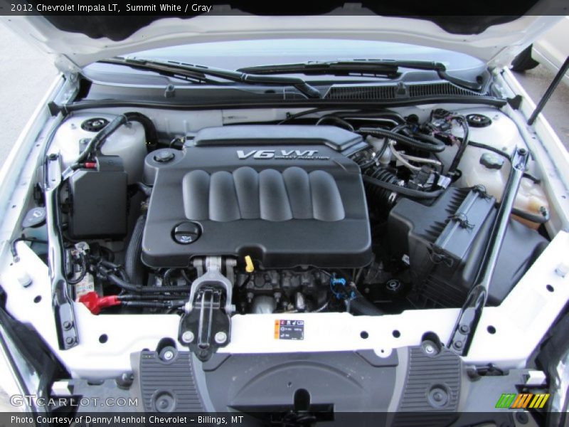 Summit White / Gray 2012 Chevrolet Impala LT