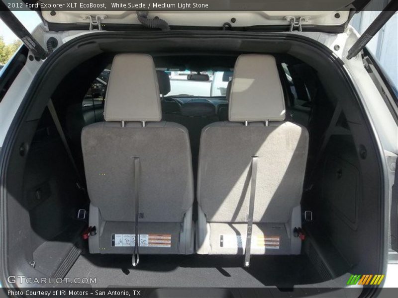 White Suede / Medium Light Stone 2012 Ford Explorer XLT EcoBoost