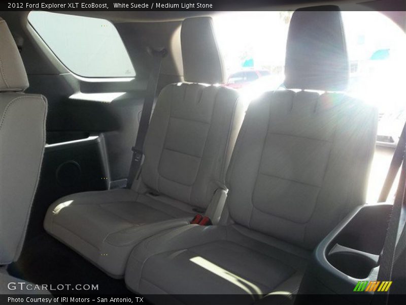 White Suede / Medium Light Stone 2012 Ford Explorer XLT EcoBoost