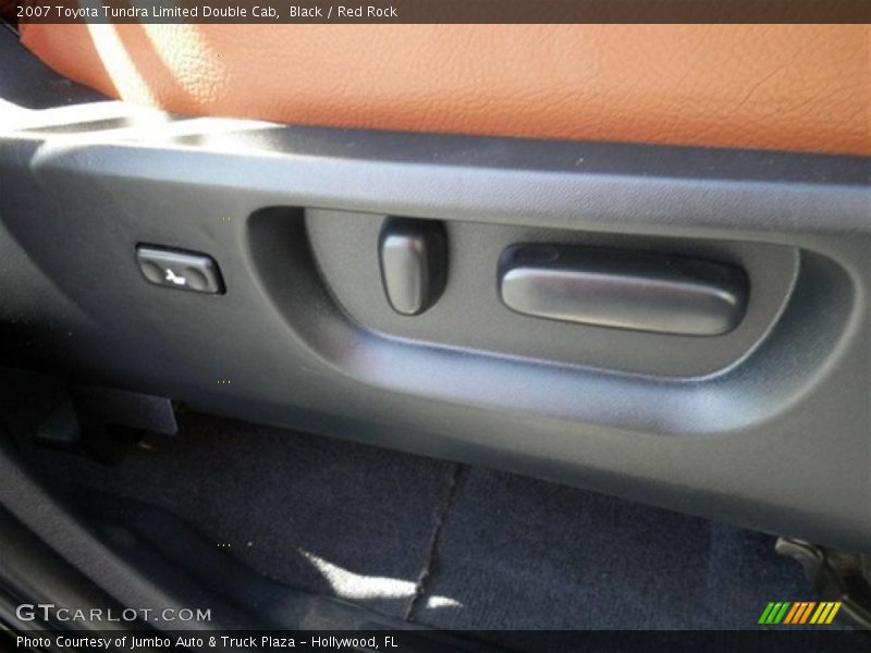 Black / Red Rock 2007 Toyota Tundra Limited Double Cab