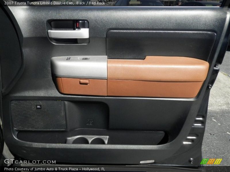 Black / Red Rock 2007 Toyota Tundra Limited Double Cab