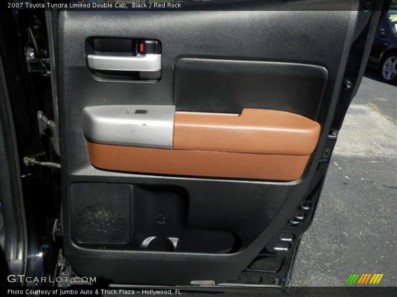 Black / Red Rock 2007 Toyota Tundra Limited Double Cab