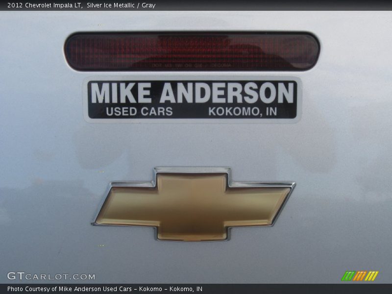 Silver Ice Metallic / Gray 2012 Chevrolet Impala LT