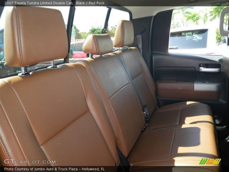 Black / Red Rock 2007 Toyota Tundra Limited Double Cab